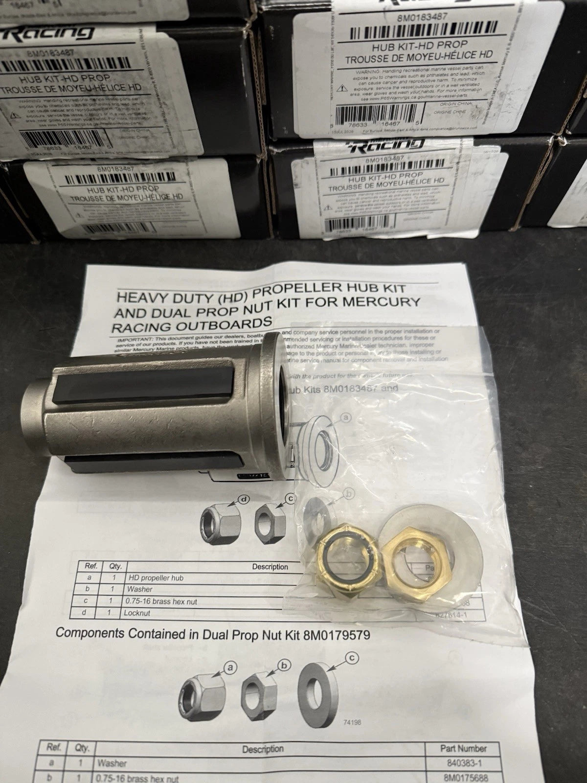 8M0183487 HUB KIT-HD PROP