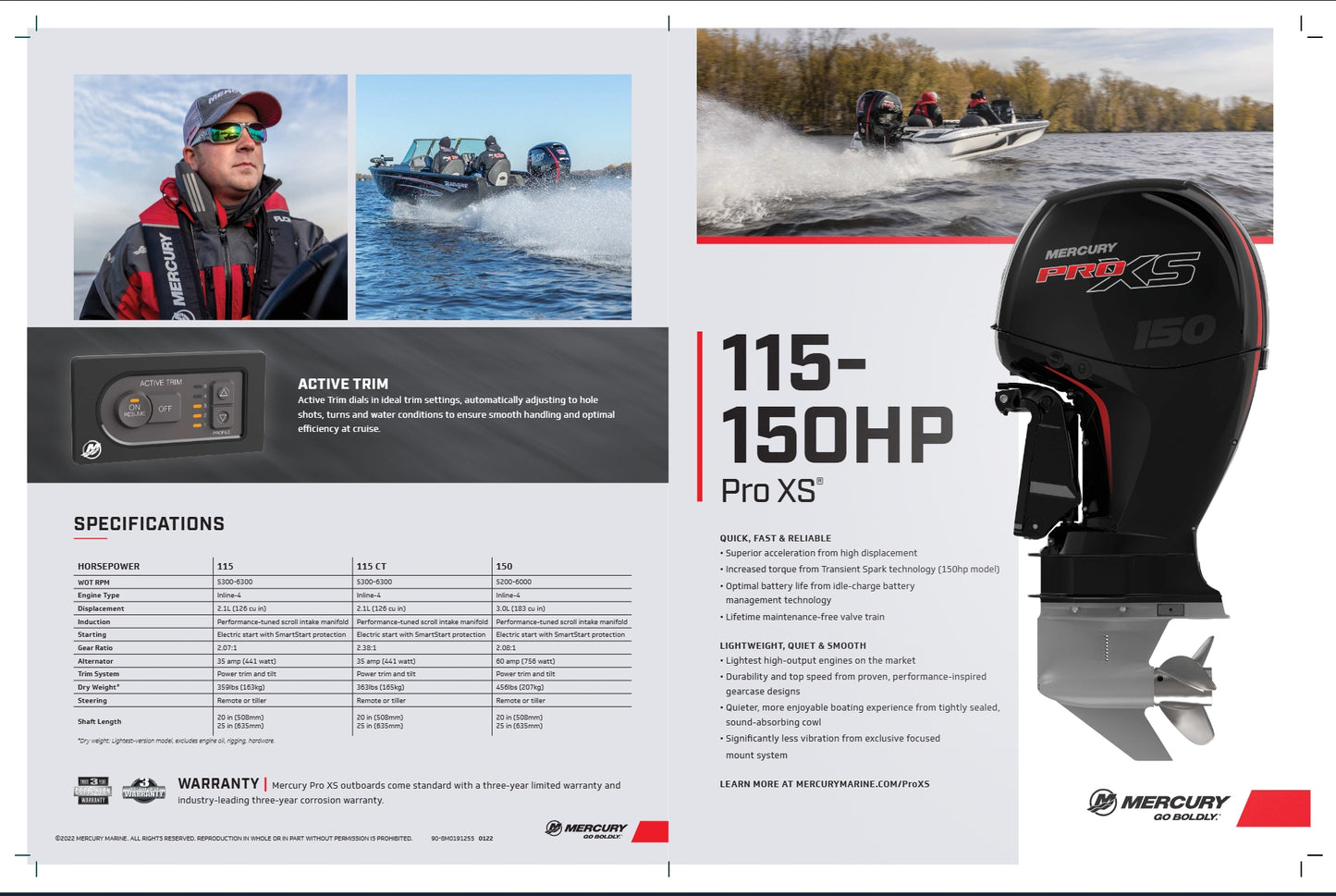 1117F231D - Mercury 115 EXLPT V6 Pro XS RM