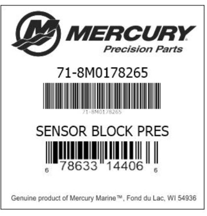 8M0178265 Block Pressure Sensor