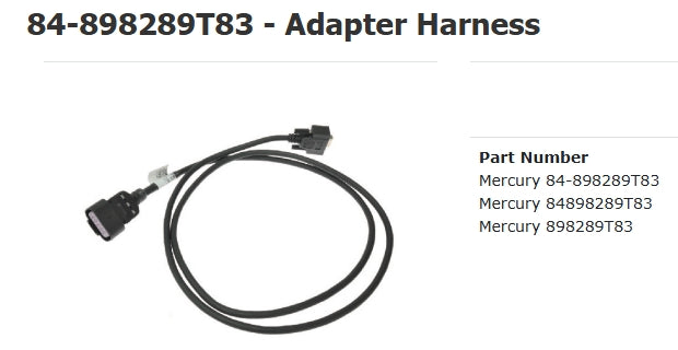 898289T83 Adapter Harness, CAN P/CAN