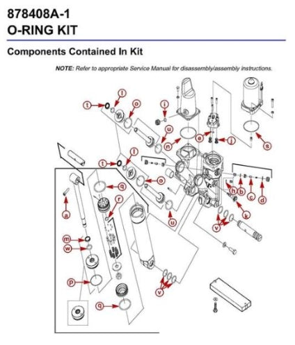 878408A1 O-Ring Kit, Complete