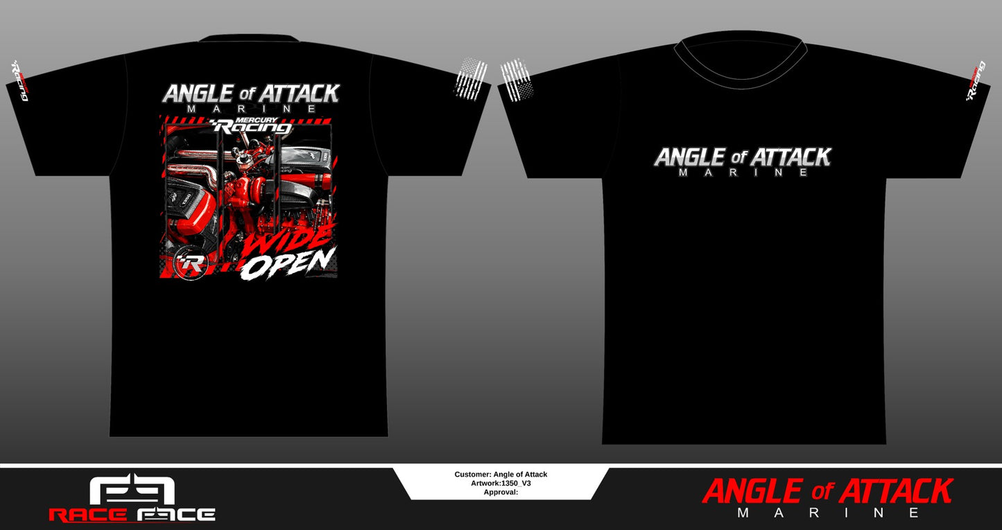 Black Sport-Tek PosiCharge Competitor Tee - Design 4 - 1350HP