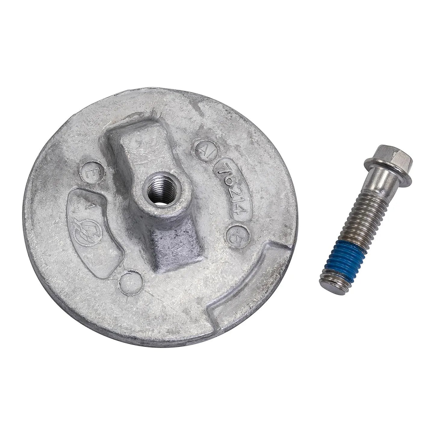 76214Q5 Aluminum Anode Kit, Anti-Vent Plate Trim Tab, 