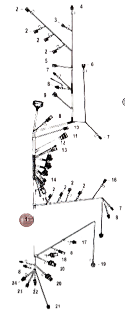 8M0211066 HARNESS-ENGINE