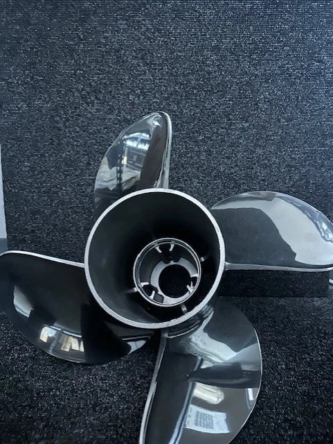 8M0182953 Mercury Revolution X 4-Blade Stainless Steel Propeller, 25" Pitch, Left-Hand Rotation