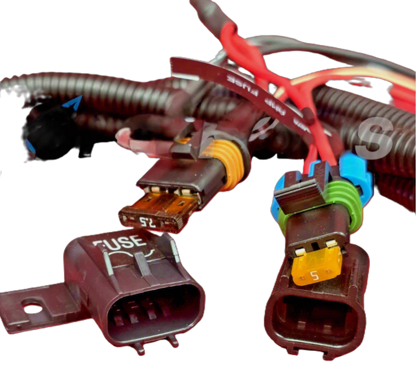 8M0158087 Harness Extension, Clean Power, 4 Pin, 5 Ft.