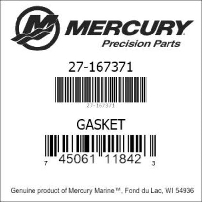 167371 Gasket