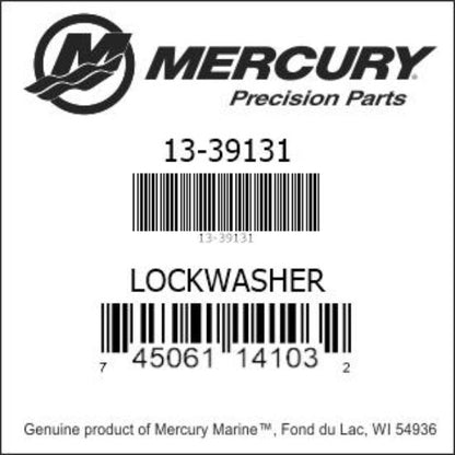 13-39131 Washer, Lock 7/16 Ext. Tooth,&nbsp;