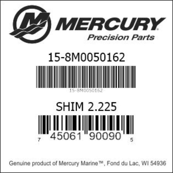 15-8M0050162 Shim, Valve, 2.222