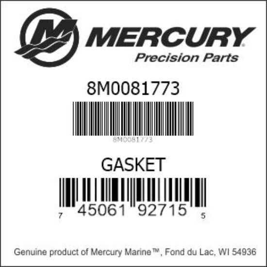 8M0081773 Gasket, Turbulator
