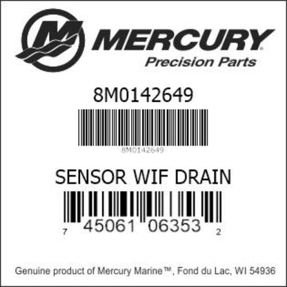 8M0142649 Sensor WIF Drain