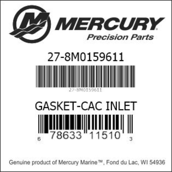 8M0159611 Gasket, CAC Inlet