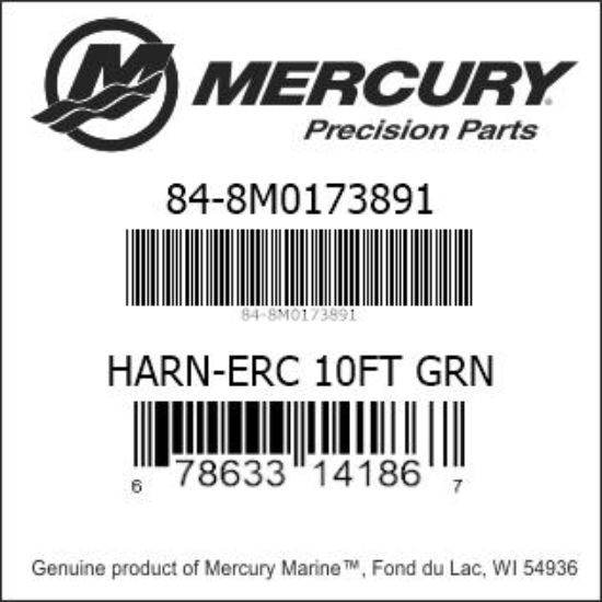 8M0173891 Harness-ERC 10 Ft Green