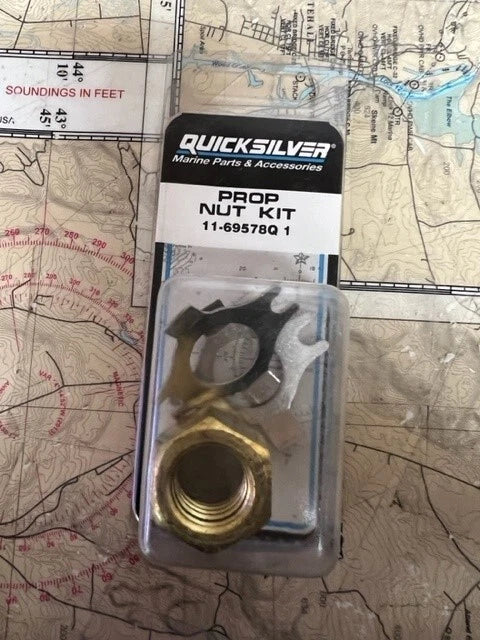11-69578Q1 Prop Nut Kit, 30-60hp Outboards,