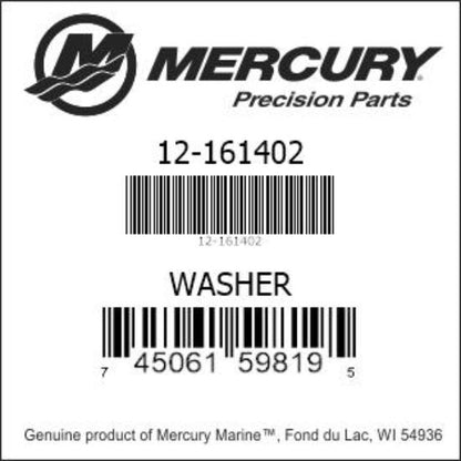 12-161402 Quicksilver Washer