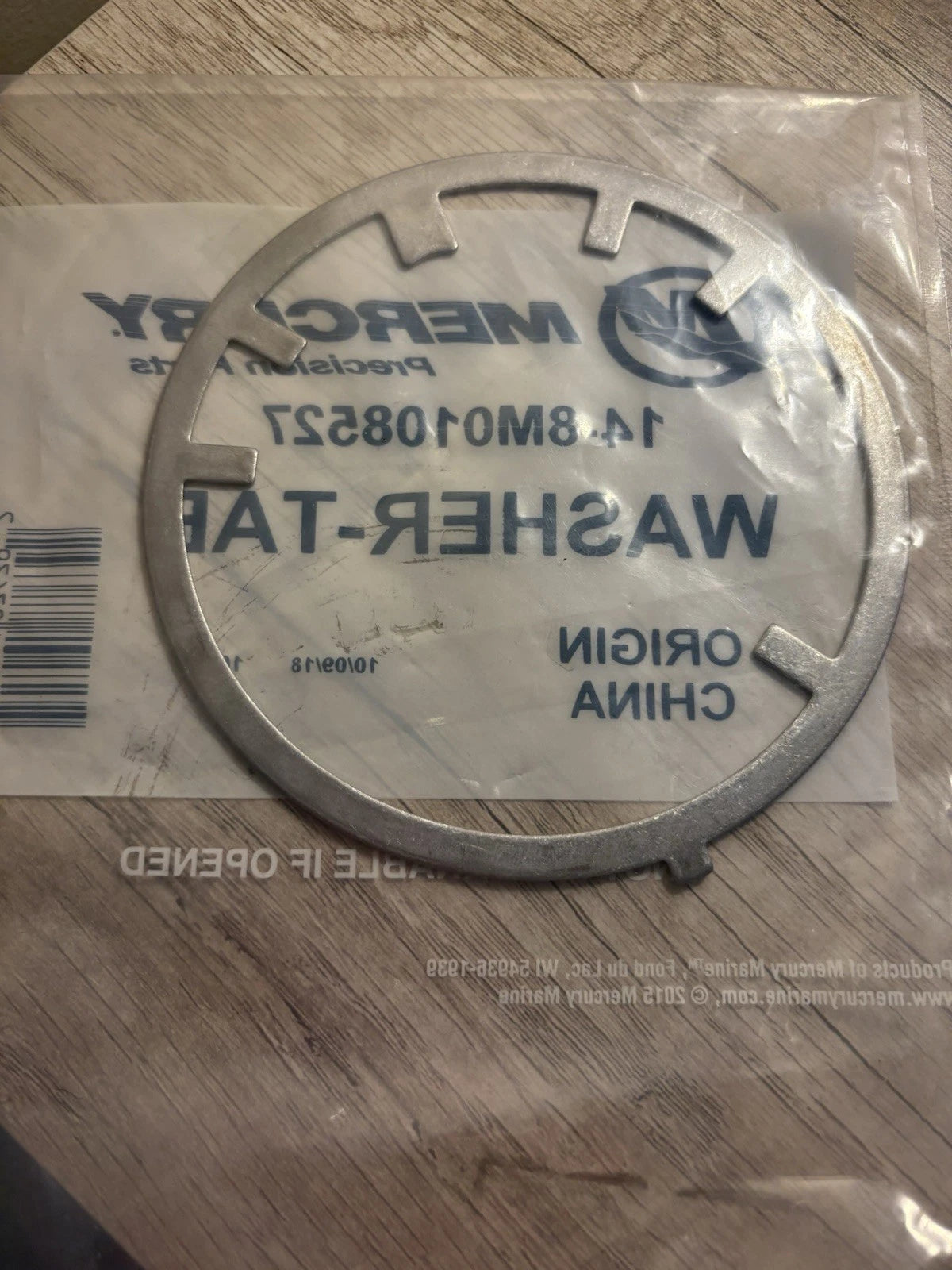 14-8M0108527 Washer, Tab