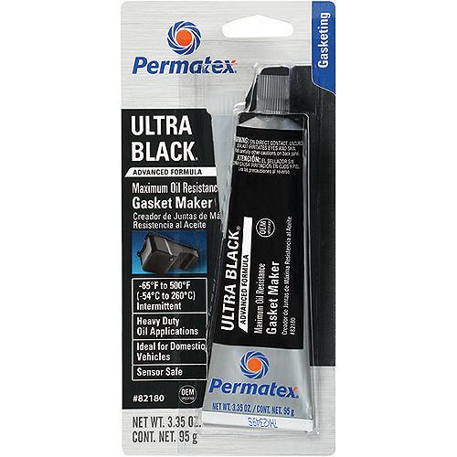 180-82180 - Permatex 82180 Ultra Black® Oil Resistant RTV Silicone Gasket Maker