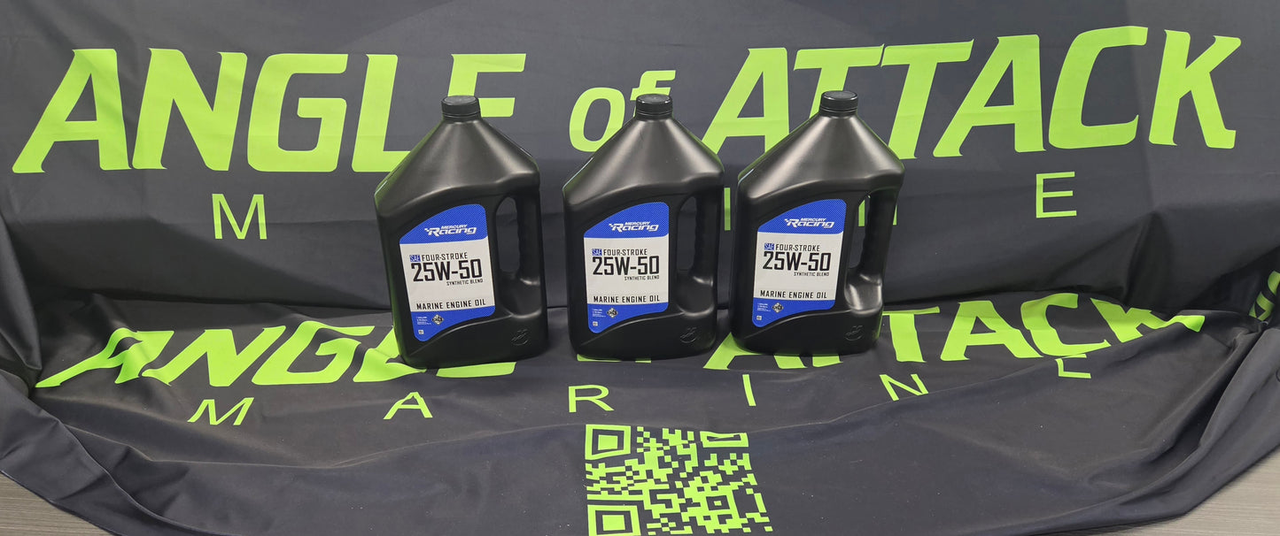 Mercury /Mercruiser OEM High Performance 4-Stroke Oil Gallon Case P/N 8M0078014