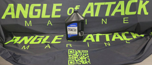 Mercury Marine Mercruiser New OEM 25W-50 Synthetic Blend PN 92-8M0078014 1 gal