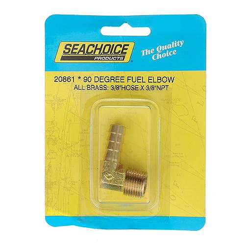 50-20861 -     Seachoice 90-Degree Fuel Elbow, 3/8 In. With 3/8 In. Thread