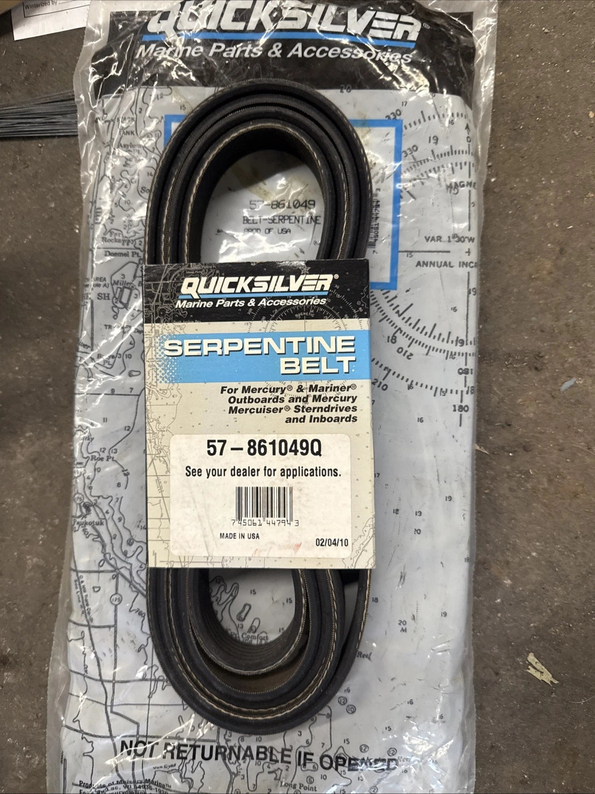 861049Q Belt, Serpentine, 2,649 mm