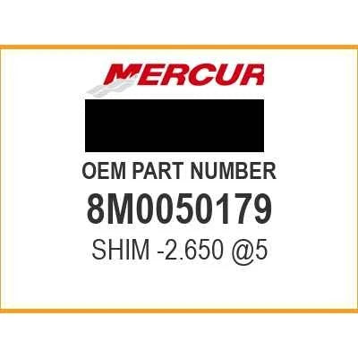 15-8M0050179 Shim, Valve, 2.647