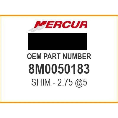 15-8M0050183 Shim, Valve, 2.750