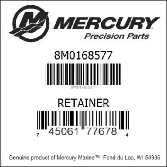 8M0168577 Quicksilver Bearing Carrier Retainer
