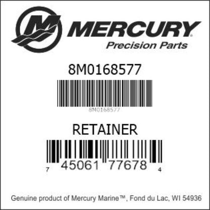 8M0168577 Quicksilver Bearing Carrier Retainer