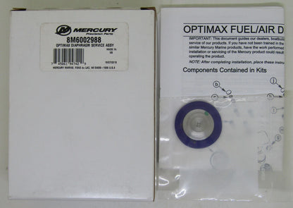 8M6002988 Mercury Diaphragm 8M6002988 for Select Mercury 75-300hp TwoStroke and Diesel Outboards