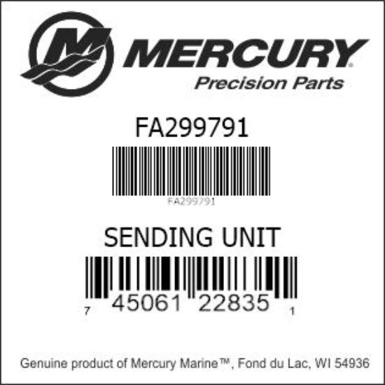 FA299791 SENDING UNIT