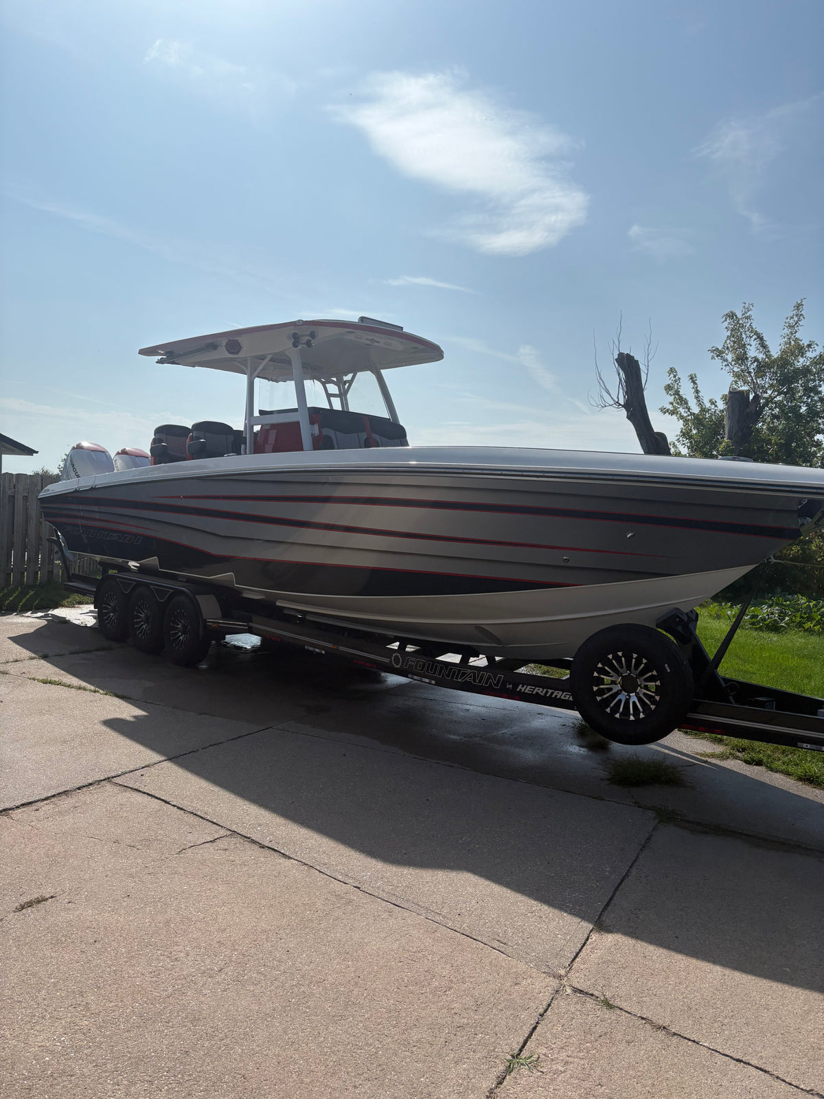2023 Fountain 34 SC, Triple Mercury Verado 400s