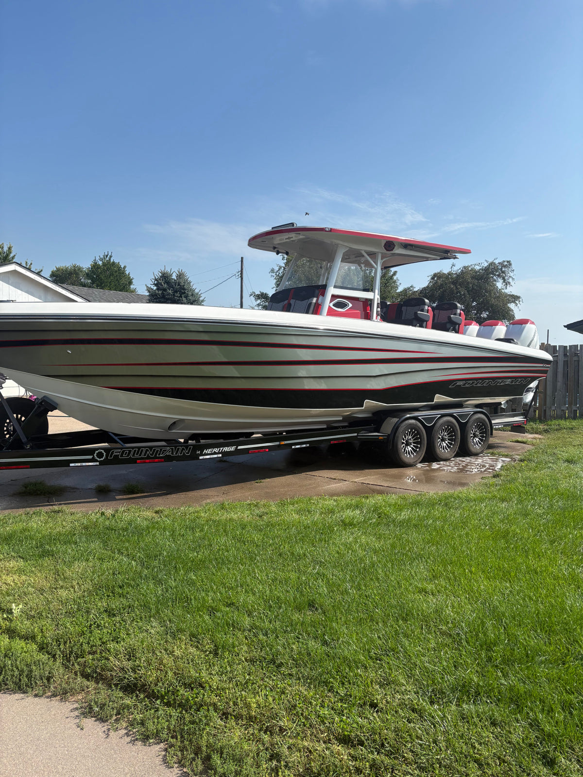2023 Fountain 34 SC, Triple Mercury Verado 400s