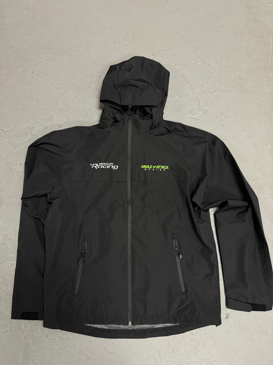 Black Port Authority Torrent Waterproof Jacket AOA Logo