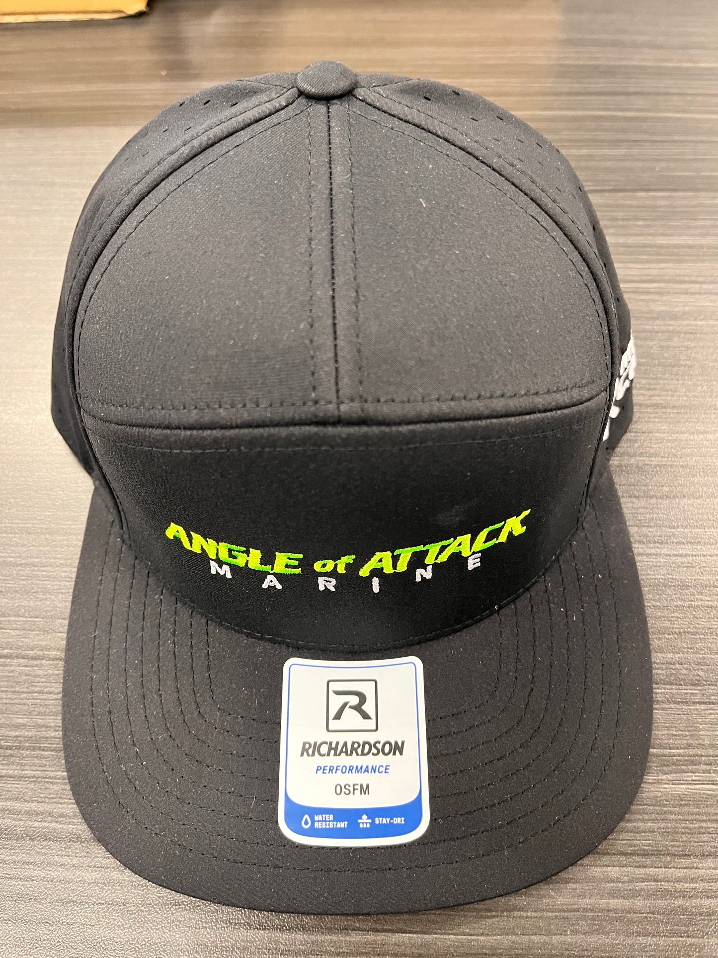 RICHARSON PERFORMANCE PANEL HAT ANGLE OF ATTACK MARINE LOGO