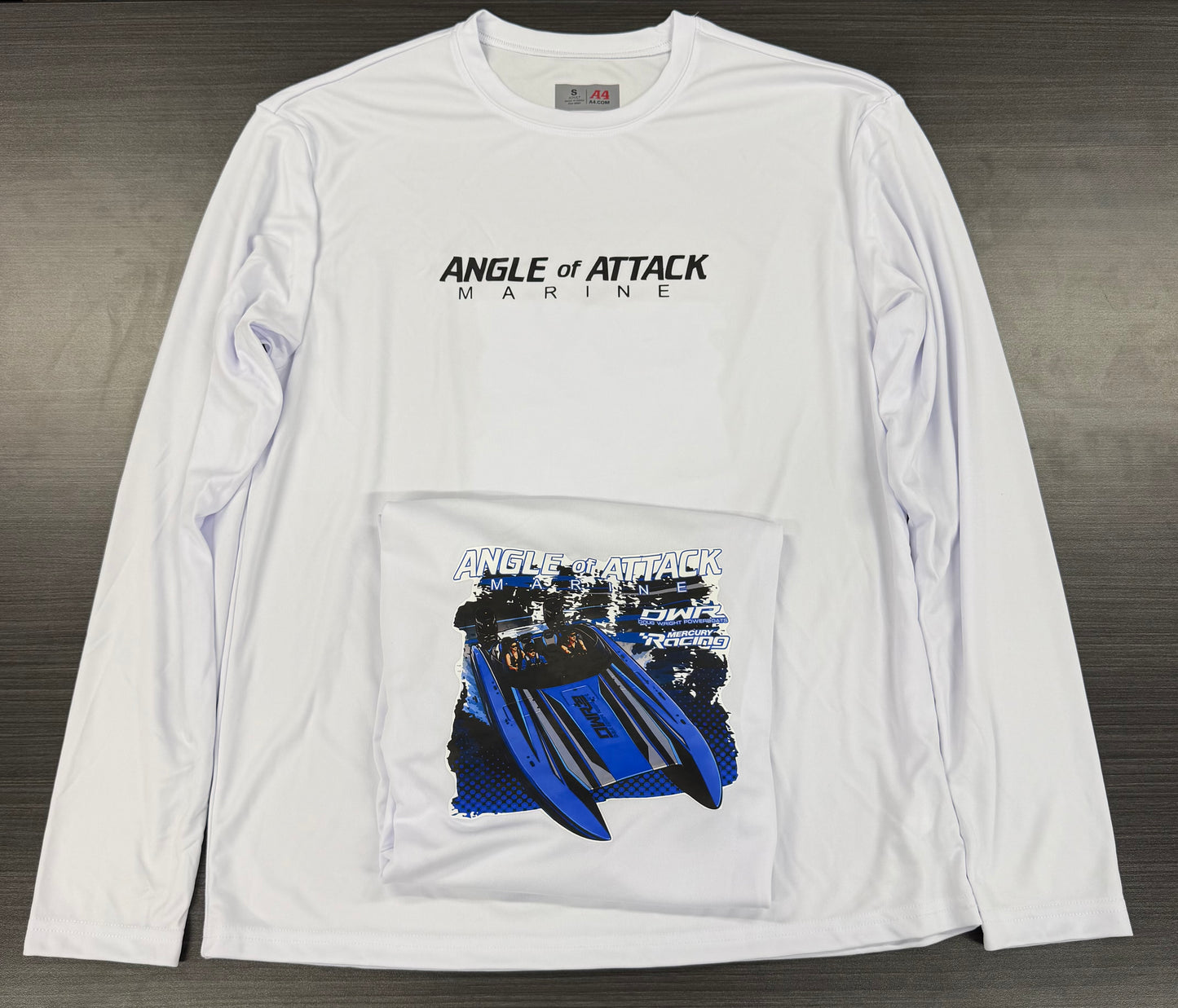 Men's Long Sleeve Shirt w/Back DWR AOA Logo