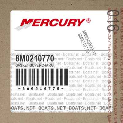 8M0210770 GASKET-SUPERCHARG