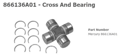 866136A01 Cross And Bearing, 1.218 In. OD Caps