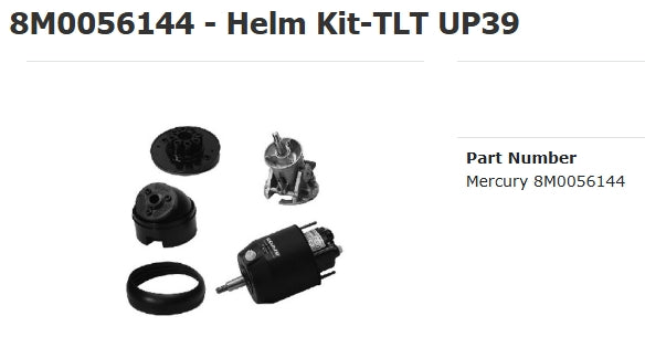 8M0056144 Helm Kit, Tilt, Upper Status: Active Weight: 16.30 Unit of Measure: Each Order in Multiples: 1