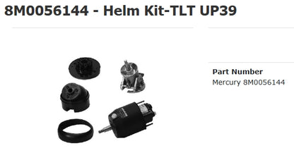 8M0056144 Helm Kit, Tilt, Upper Status: Active Weight: 16.30 Unit of Measure: Each Order in Multiples: 1