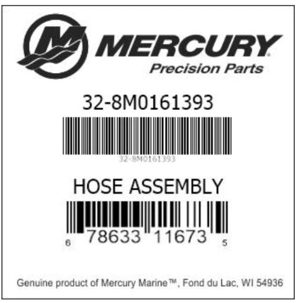 8M0161393 HOSE ASSEMBLY