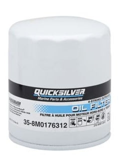 8M0176312 Oil Filter, Select 175-300hp & 450 R V6 & 4.6L V8 4-Stroke