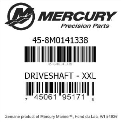 8M0141338 Driveshaft, XXL