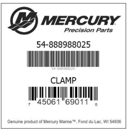 888988025 Clamp