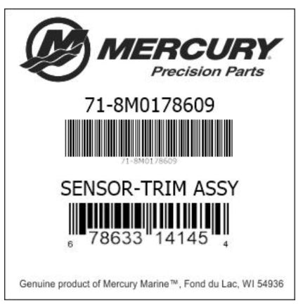 8M0178609 Trim Assembly Sensor