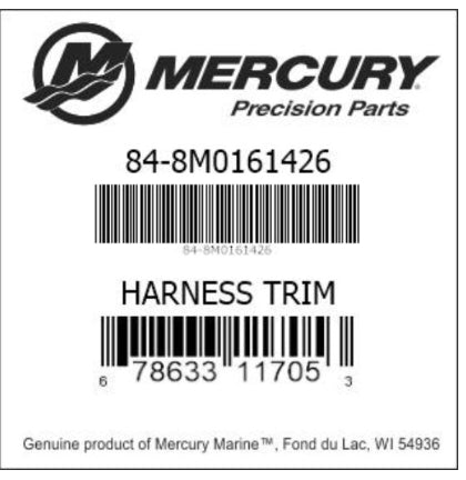 8M0161426 Harness Trim