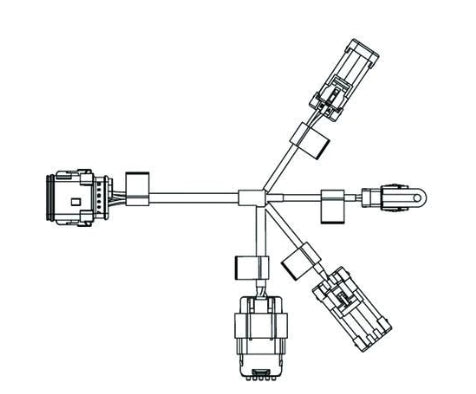 8M0181295 Harness, 12 Pin Adapter
