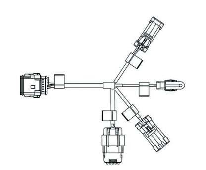 8M0181295 Harness, 12 Pin Adapter