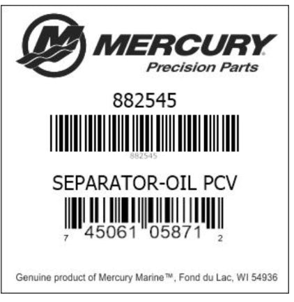 882545 SEPARATOR-OIL PCV