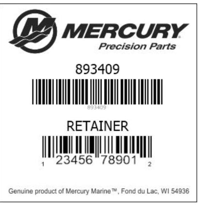893409 is Superseded to 8M0168425 Retainer